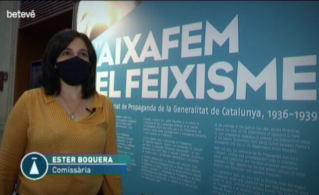 L’exposició “Aixafem el feixisme”, al programa Àrtic de Betevé